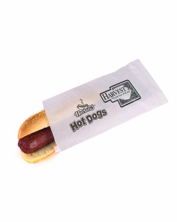 HARLANS WHITE HOT DOG BAG STA DRI  2000/CS