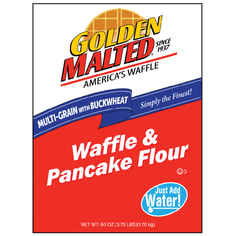 MULTIGRAIN & BUCKWHEAT WAFFLE MIX ADD WATER 5/3 LB