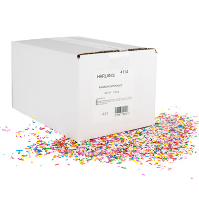 RAINBOW SPRINKLES 3 KG SMALL BOX (NOT CASE)