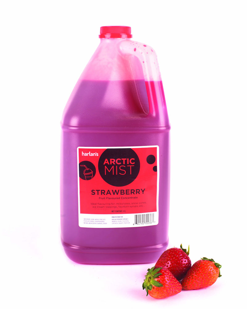 ARCTIC MIST STRAWBERRY 4/4 L SYRUP CONCENTRATES