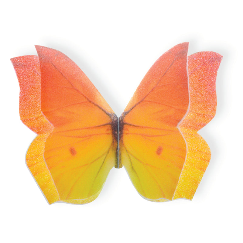 WAFER 3D BUTTERFLY (6 MODELS) 72 pieces - 5x6cm