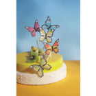 WAFER DECORATION ASSORTED BUTTERFLIES - 4.7 x 5.5 cm 180 per box