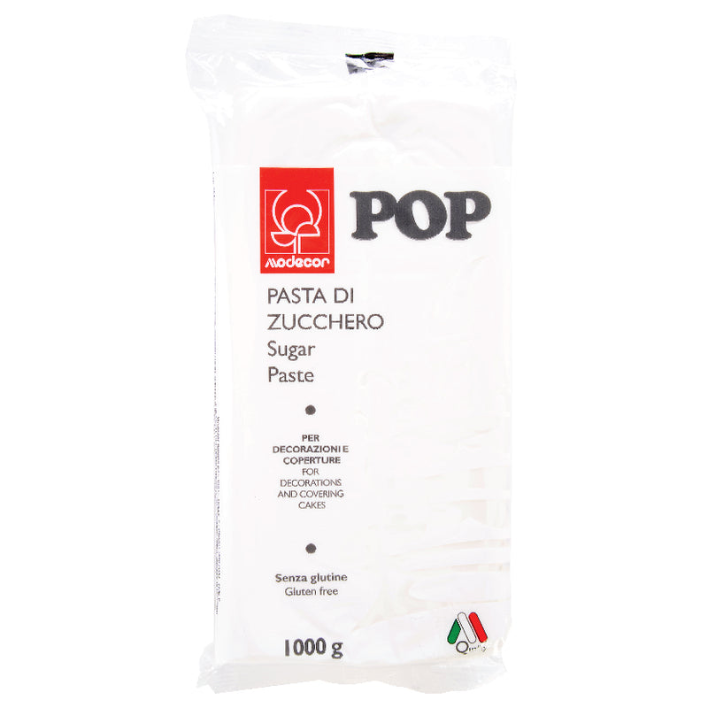 POP SUGAR FONDANT PASTE - 1 kg block