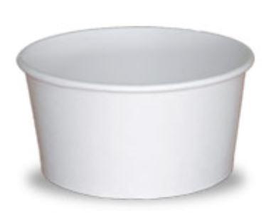 WHITE PAPER GELATO CUP 160C 1400/CS  7X200 BOX GEL