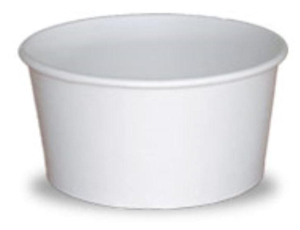 WHITE PAPER GELATO CUPS 200C 1400/CS  7X200 BOX GEL