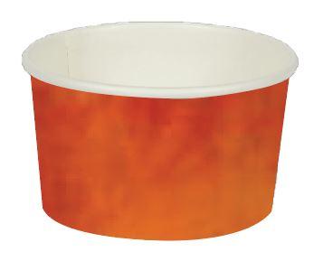 PAPER GELATO CUP PRINTED 70CC PEACH 3000/CS  IBG102 BOX GEL