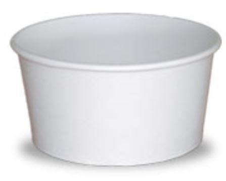 WHITE PAPER GELATO CUP 170CC 1400/CASE   200N