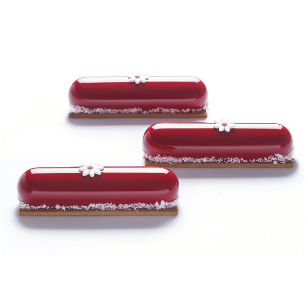 ÉCLAIR - MONOPORTION MOULD - 14 INDENTS - 30 x 40 cm/90 ml each