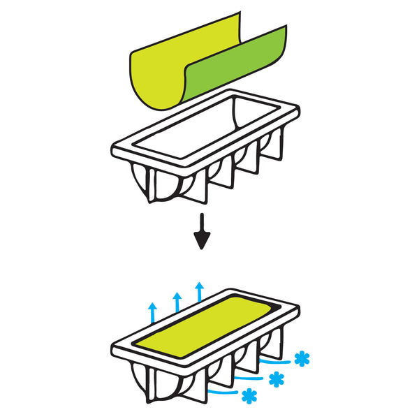 ROLLE - RECTANGULAR SILICONE MAT YULE LOG - 250 x 190 mm each