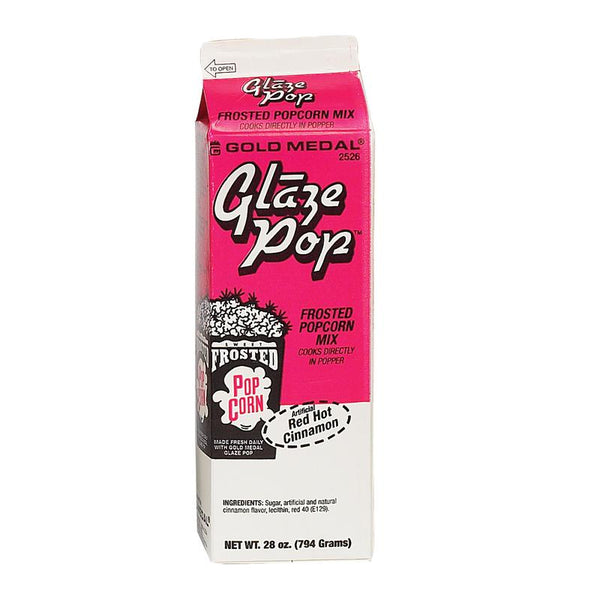 GLAZE POP - RED CINNAMON 28 OZ CTN
