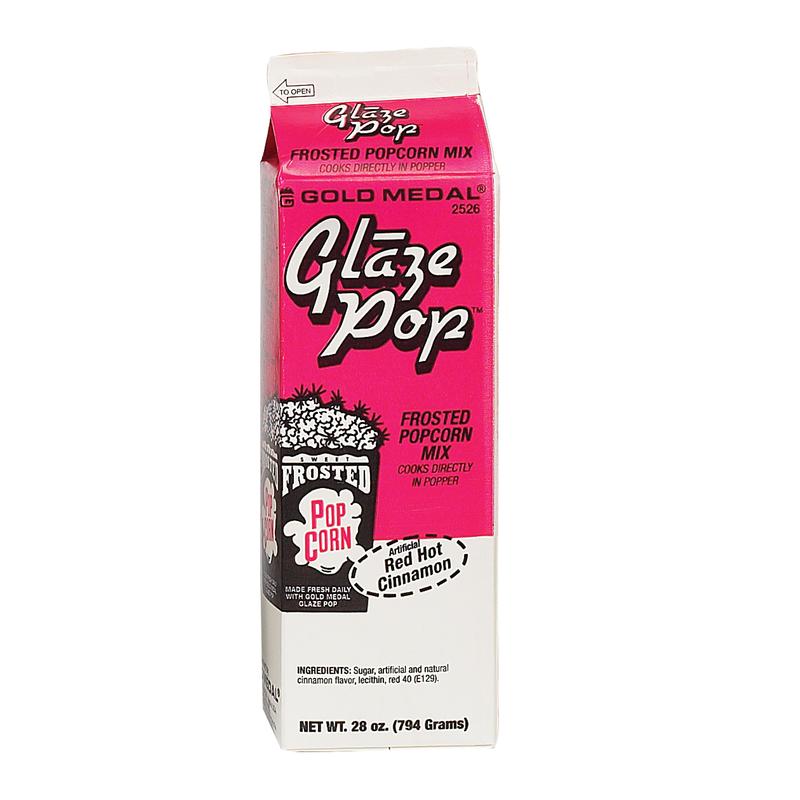 GLAZE POP - RED CINNAMON 28 OZ CTN