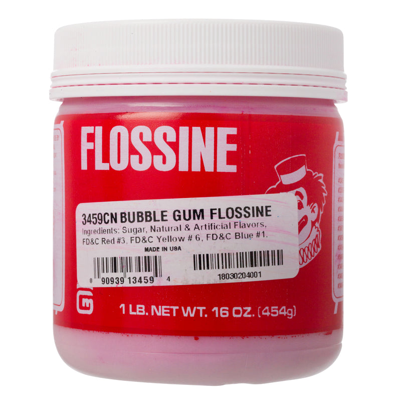 FLOSSINE BUBBLE GUM 1 LB TIN