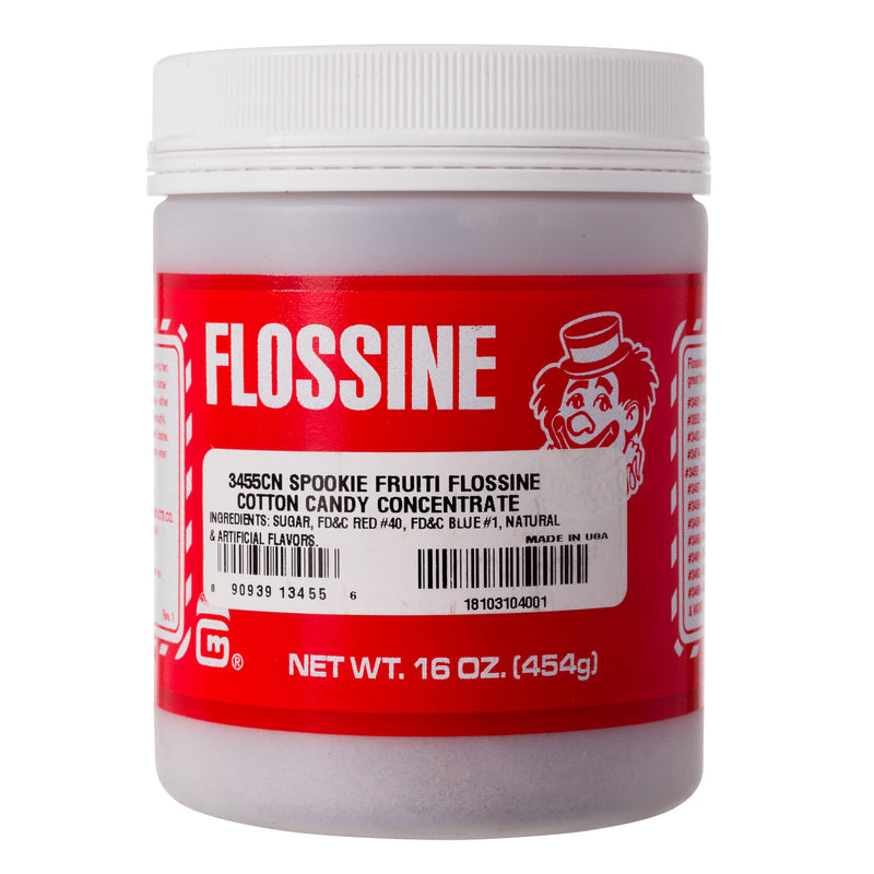 FLOSSINE GRAPE  1 LB TIN SPOOKIE FRUITI