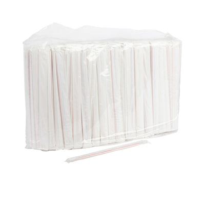 8" WRAPPED STRAWS REG 10/1000 914S