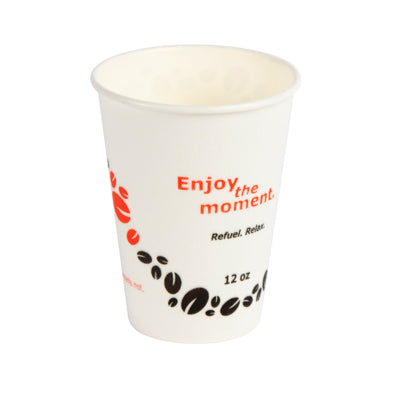 12 OZ INSULATED PAPER HOT CUP HARLANS 1000/CS  HB120139