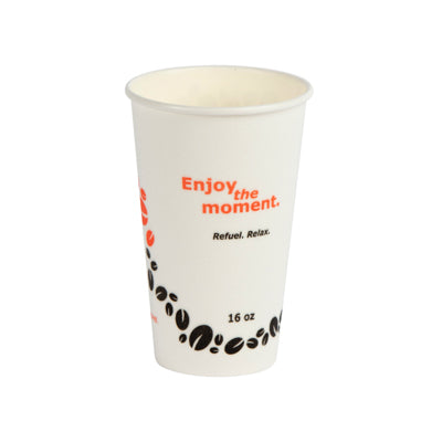 16 OZ INSULATED PAPER HOT CUP HARLANS 1000/CS  HB160139